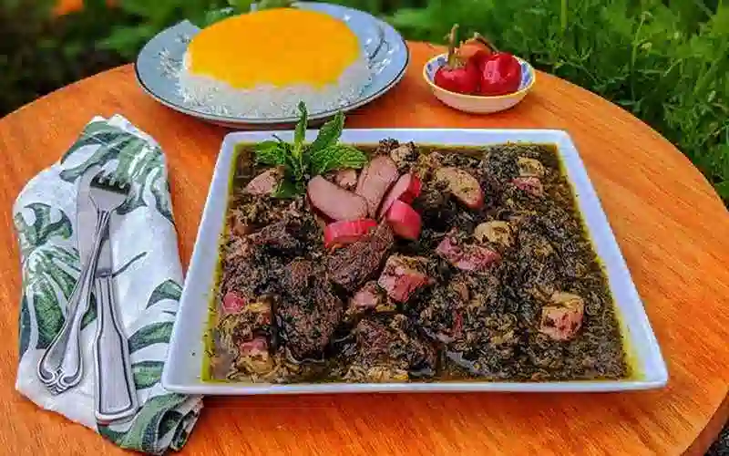 تصویر از خورش ریواس جاافتاده